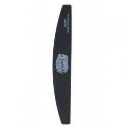 RONNEY - Pilnik do paznokci czarny NAILFILE HALF - MOON (80/80) 1 szt. RN 266